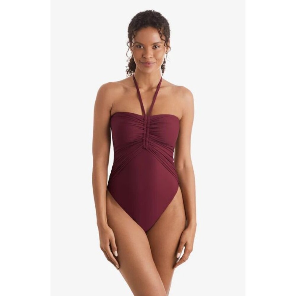 Mimi flamingo Women Luma Cutout Henna One  Piece Swimsuit Size   10    17341